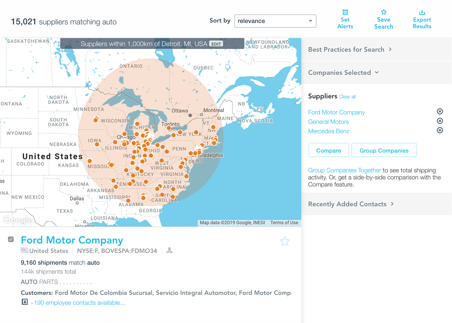 Search by Location in the U.S.